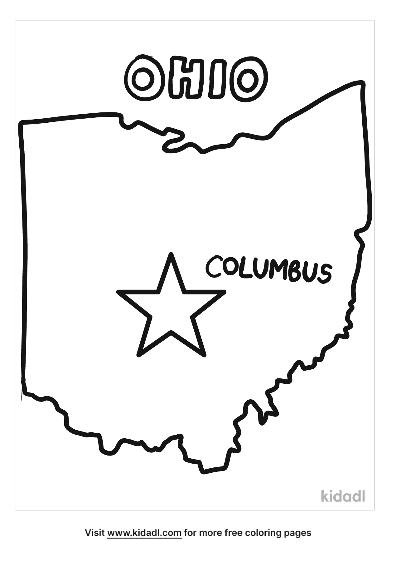 Free columbus ohio coloring page coloring page printables