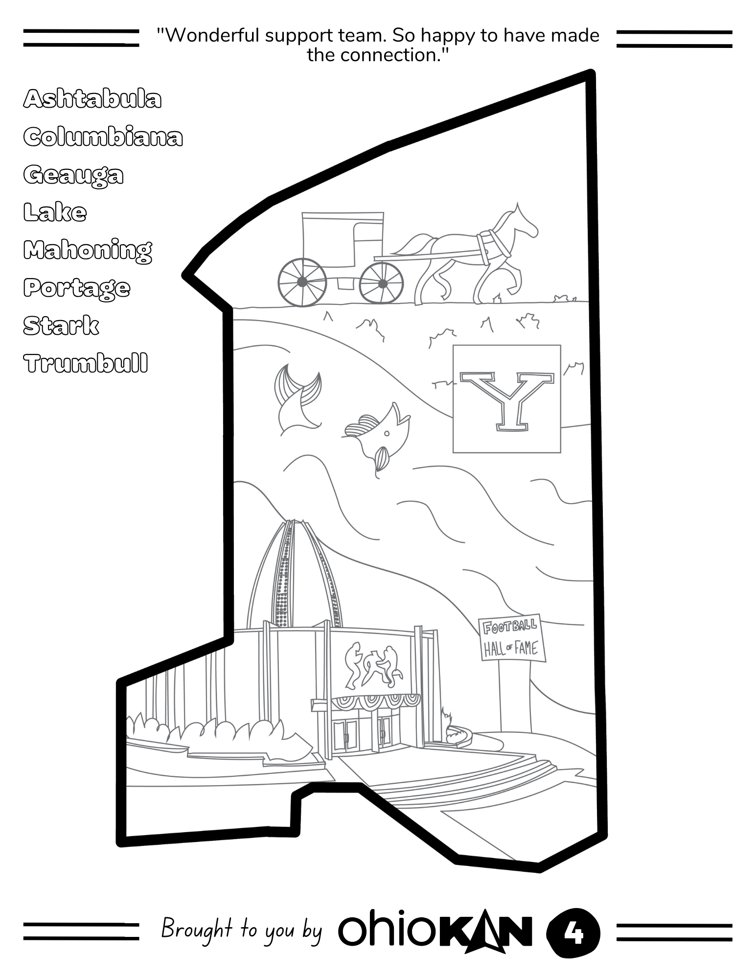 Coloring pages kinship adoption navigator