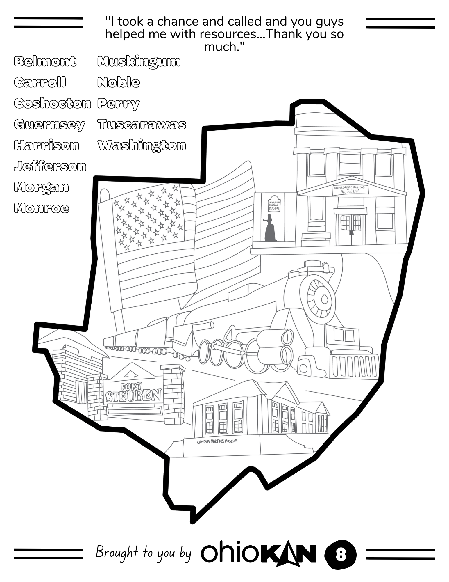 Coloring pages kinship adoption navigator