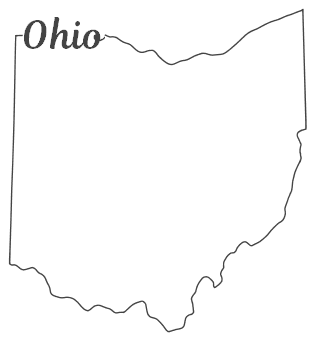 Ohio â map outline printable state shape stencil pattern â diy projects patterns monograms designs templates
