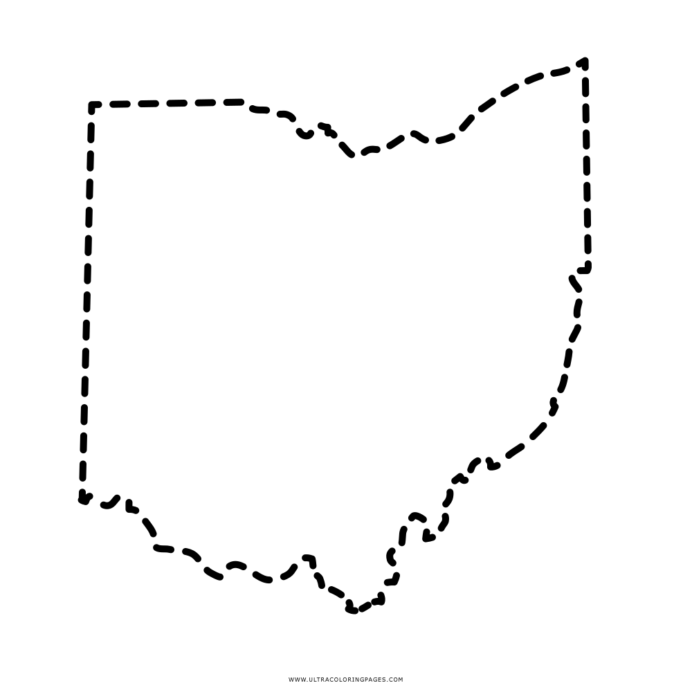 Ohio coloring page