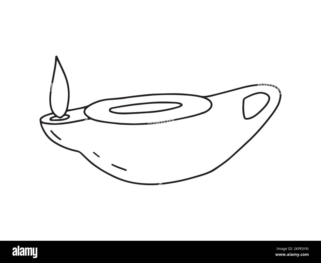 Cartoon lamp black and white stock photos images