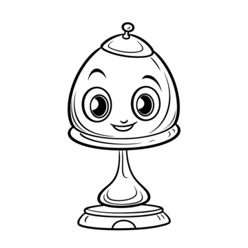 Cartoon lamp coloring png transparent images free download vector files
