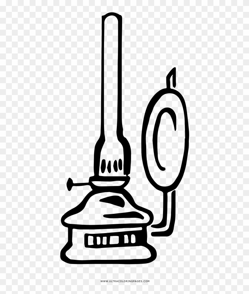 Oil lamp coloring page