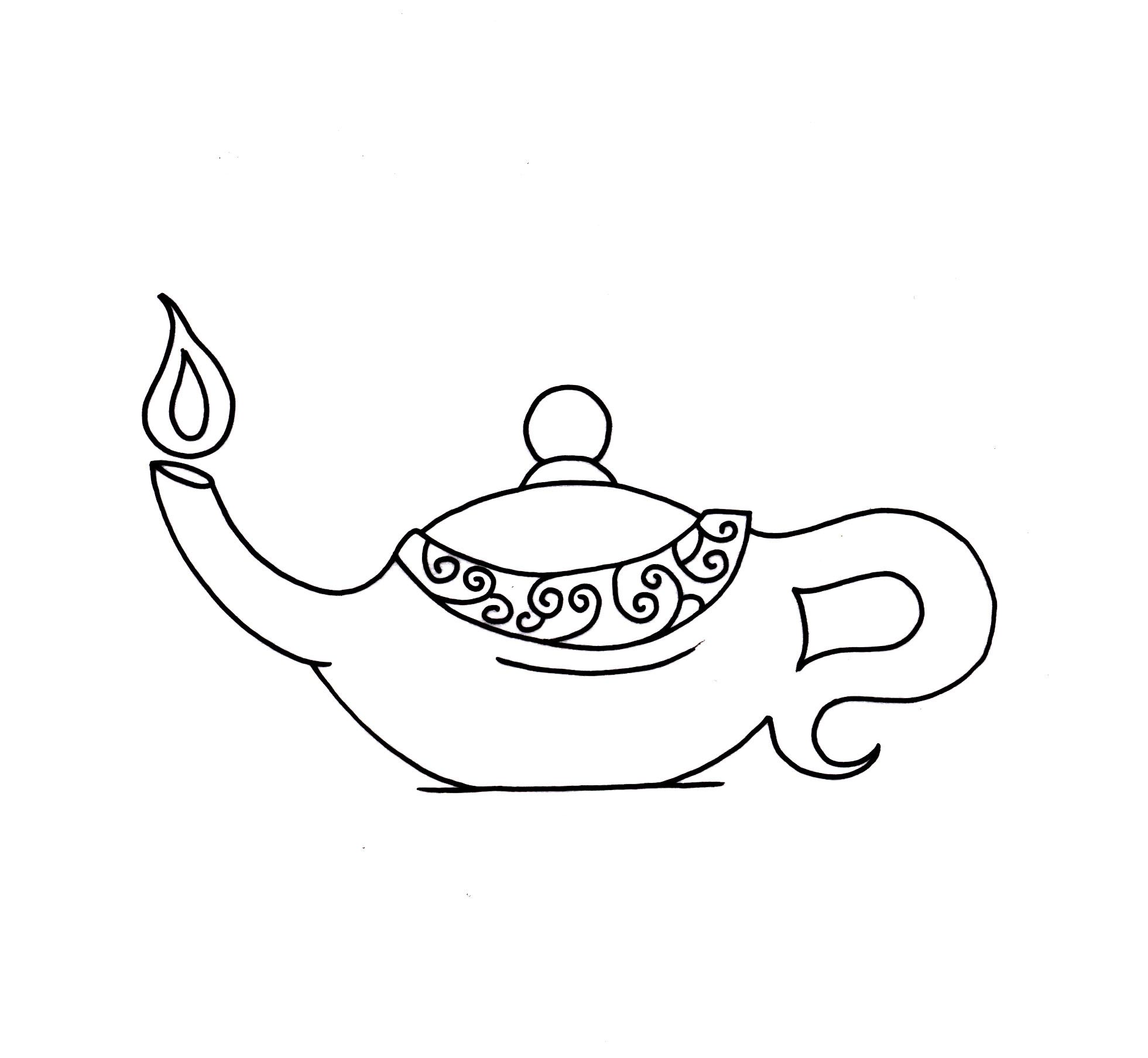 Oil lamp coloring page coloring pages oil lamps free printable coloring pages