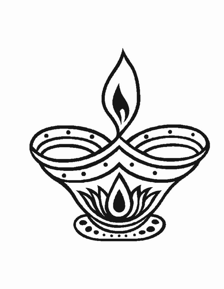 Diwali coloring pages