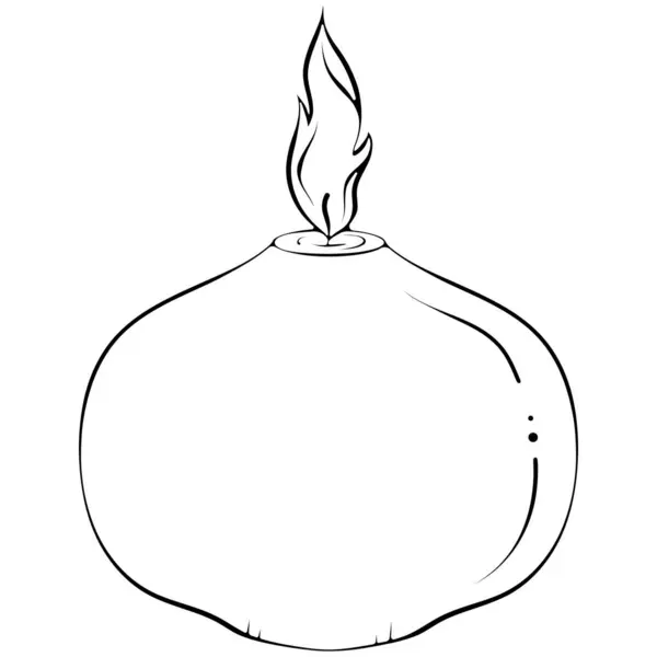 Oil lamp ancient vector images