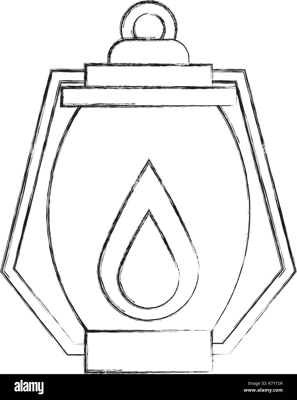 Kerosene lamp black and white stock photos images