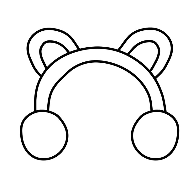 Cat ear muffs royalty