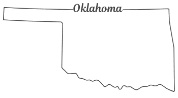 Oklahoma â map outline printable state shape stencil pattern â diy projects patterns monograms designs templates