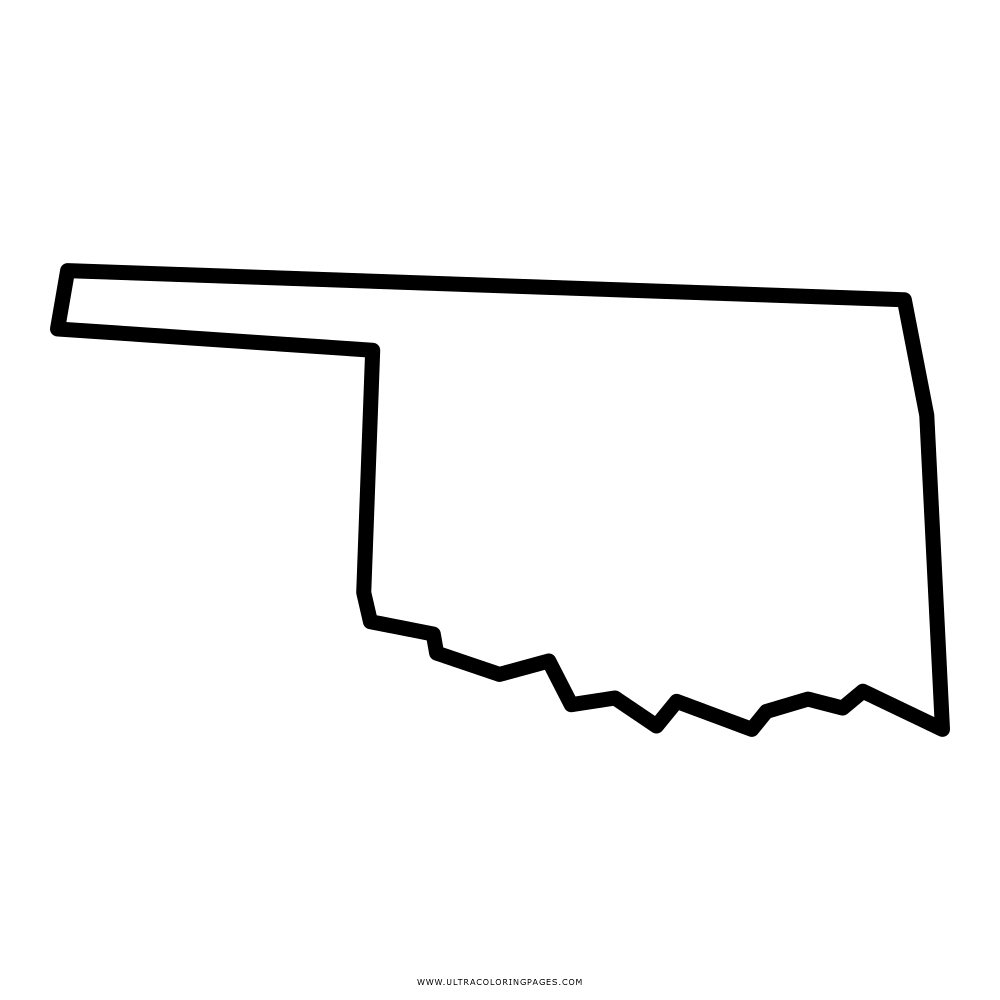 Oklahoma coloring page