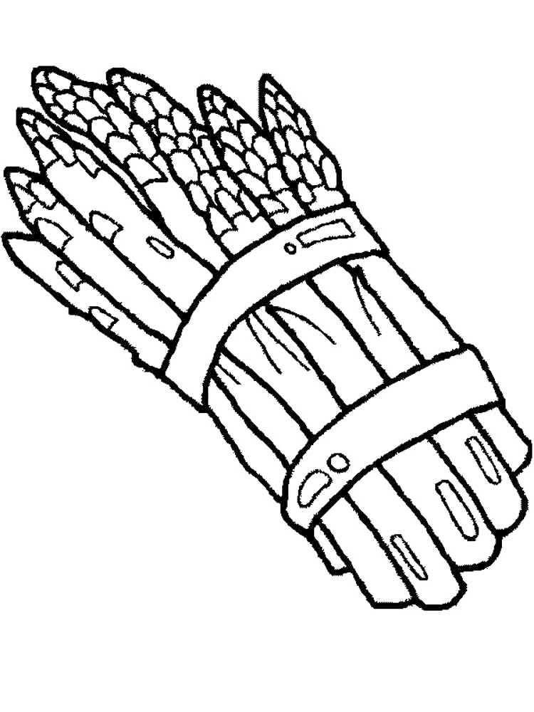 Vegetable coloring pages