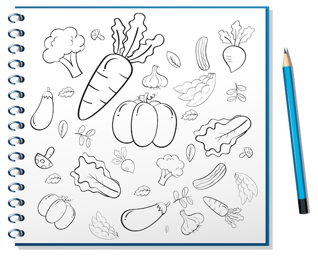 Page okra drawing images
