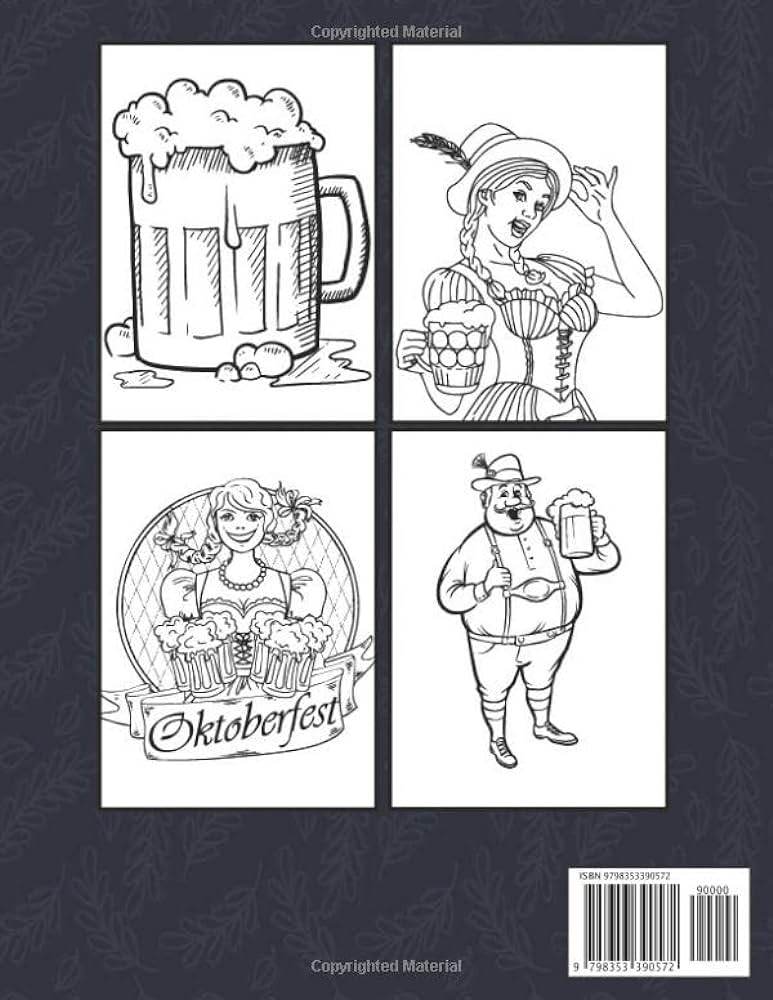 Oktoberfest coloring book oktoberfest activity book for kids germany coloring book oktoberfest activity book publishing oktoberfest books