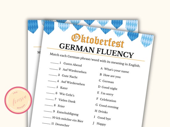 Printable oktoberfest game german fluency adult oktoberfest party game german trivia beer festival game i nstant download ro