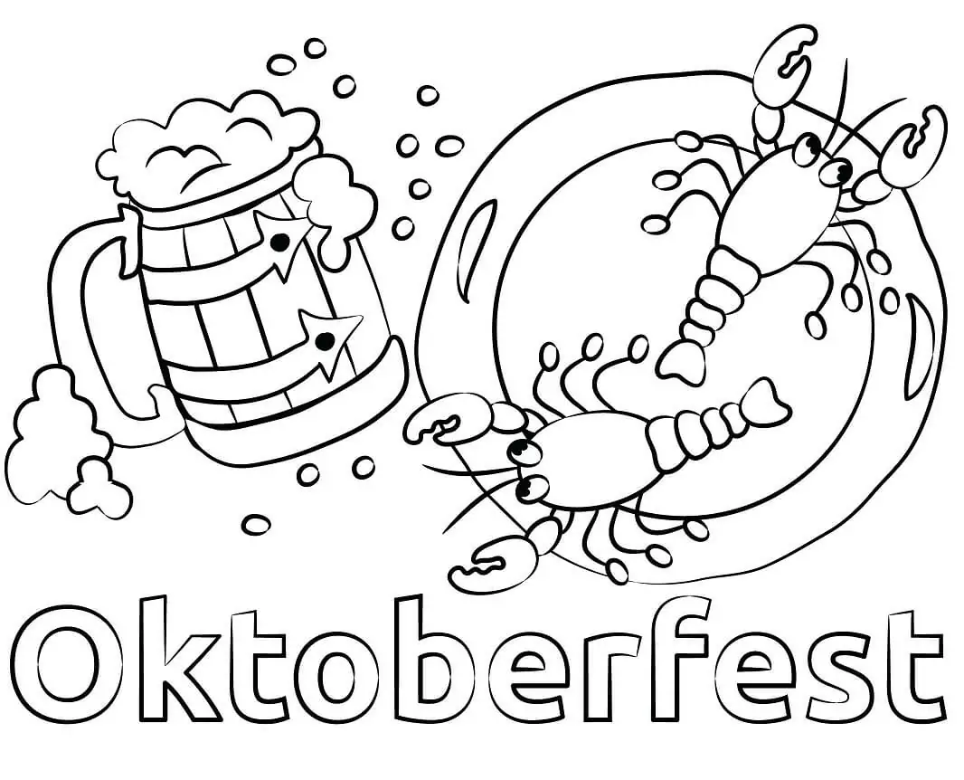 Oktoberfest malvorlagen