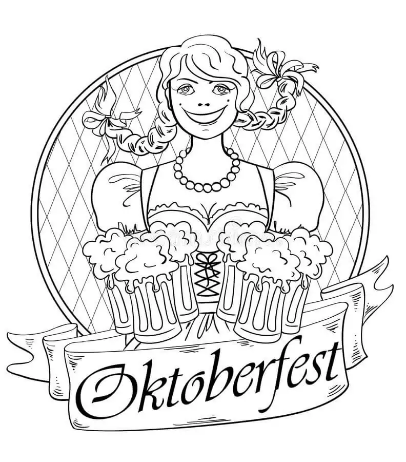 Oktoberfest malvorlagen
