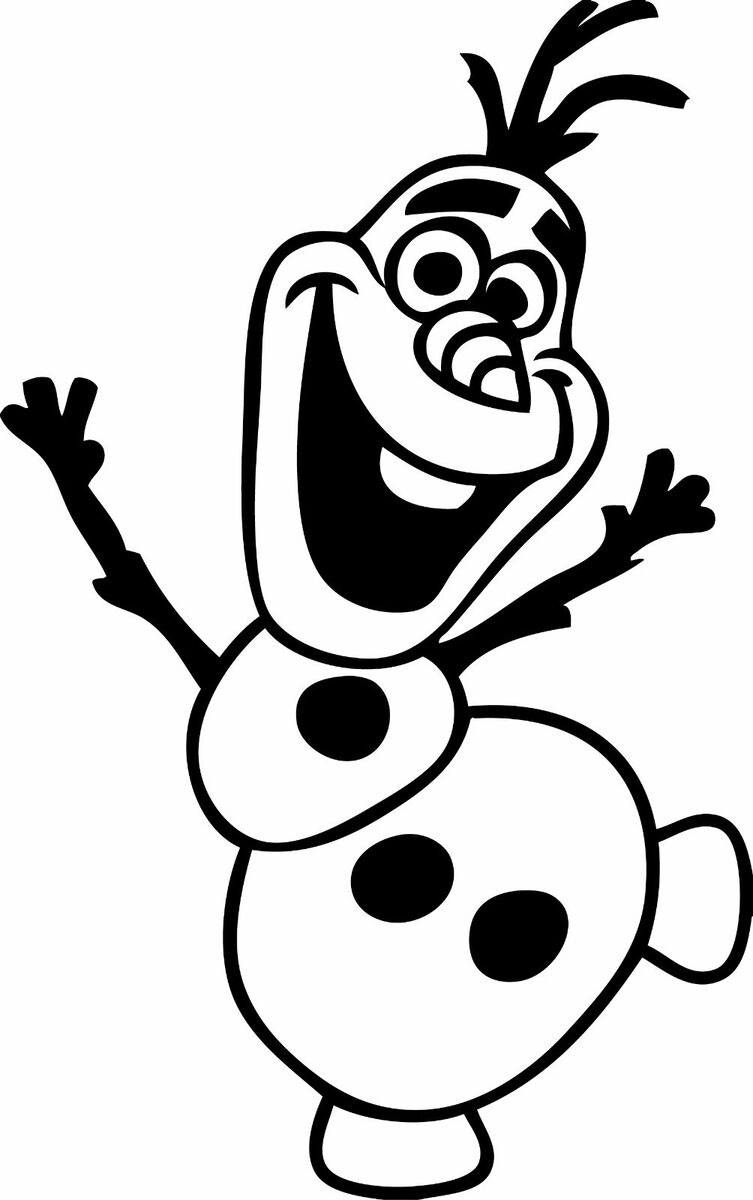 Window wall vehicle display christmas frozen olaf snowman decal vinyl sticker a