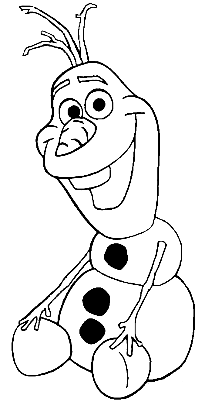 Free printable frozen coloring pages for kids
