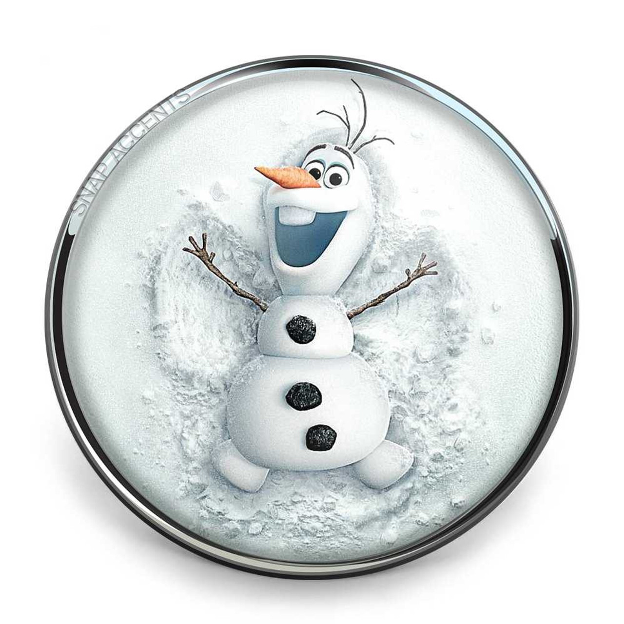 Olaf frozen snowman snap snap jewelry ginger charms