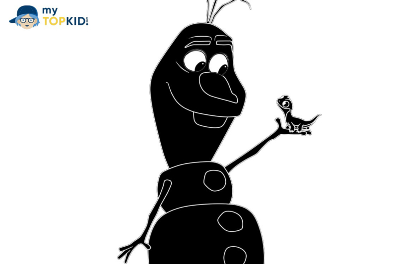 Olaf stencil free printable