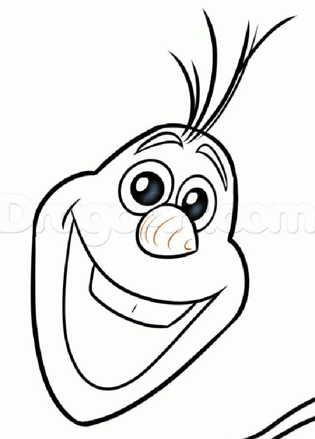 Easy olaf drawing ideas