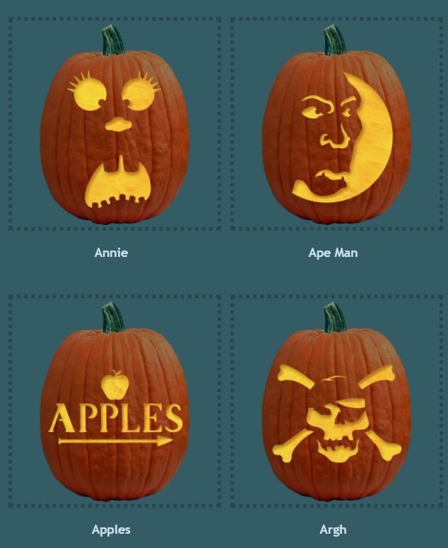 Free pumpkin carving patterns and templates for halloween