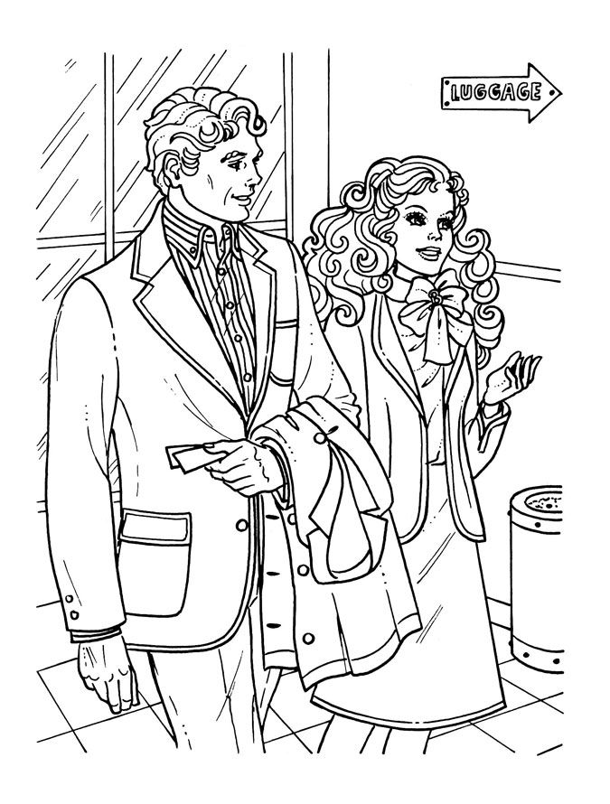 Barbie coloring pages coloring books at retro reprints