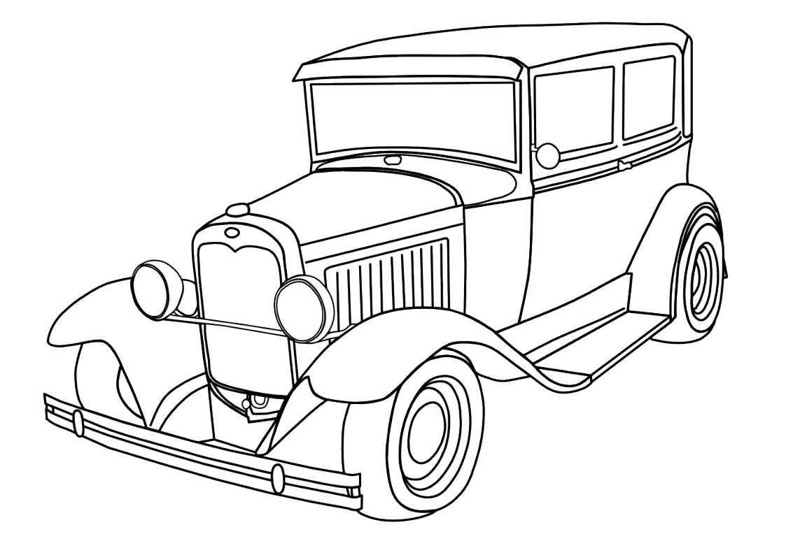 Car coloring pages