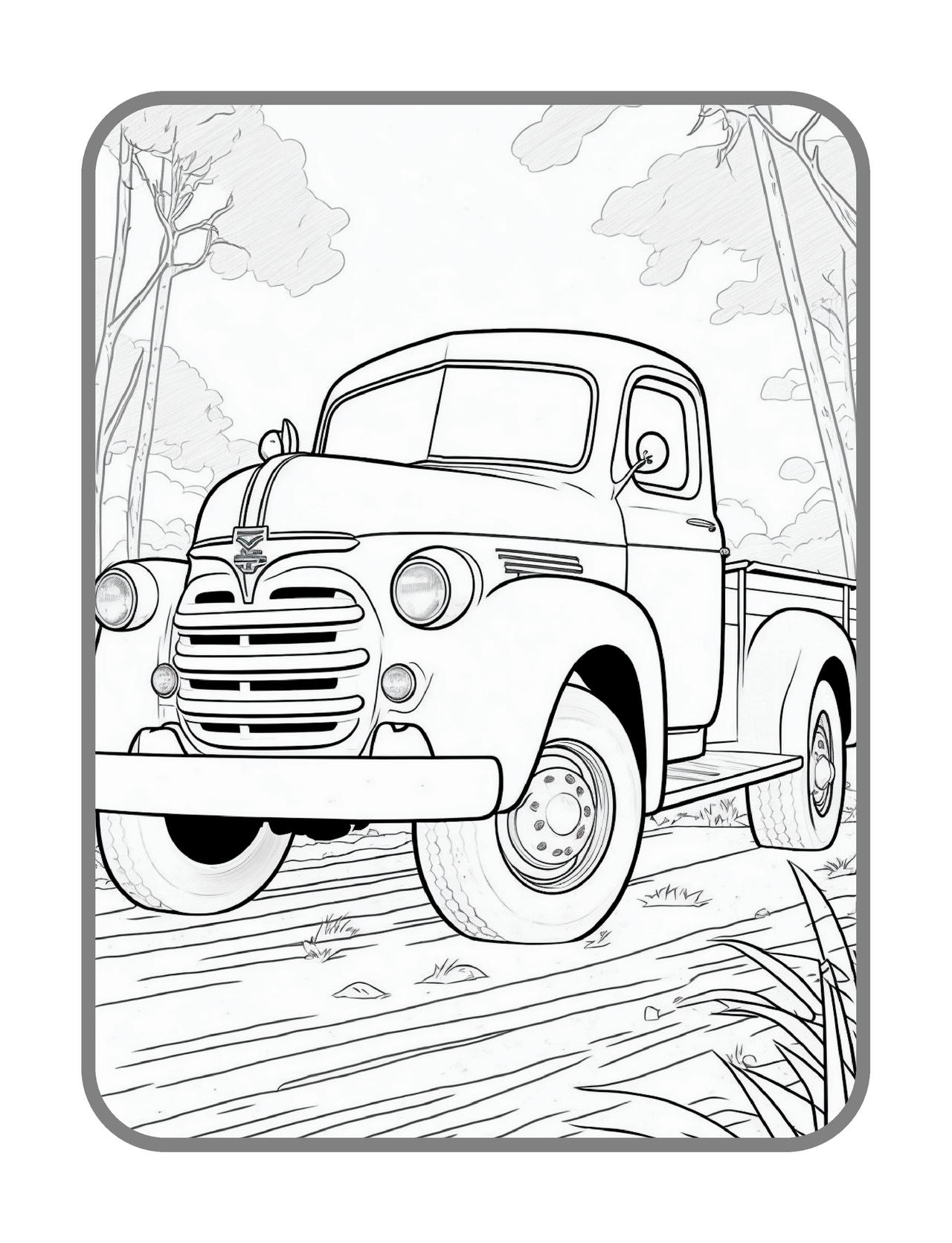 Funny cars coloring pages in premium quality by coloringbooksart on