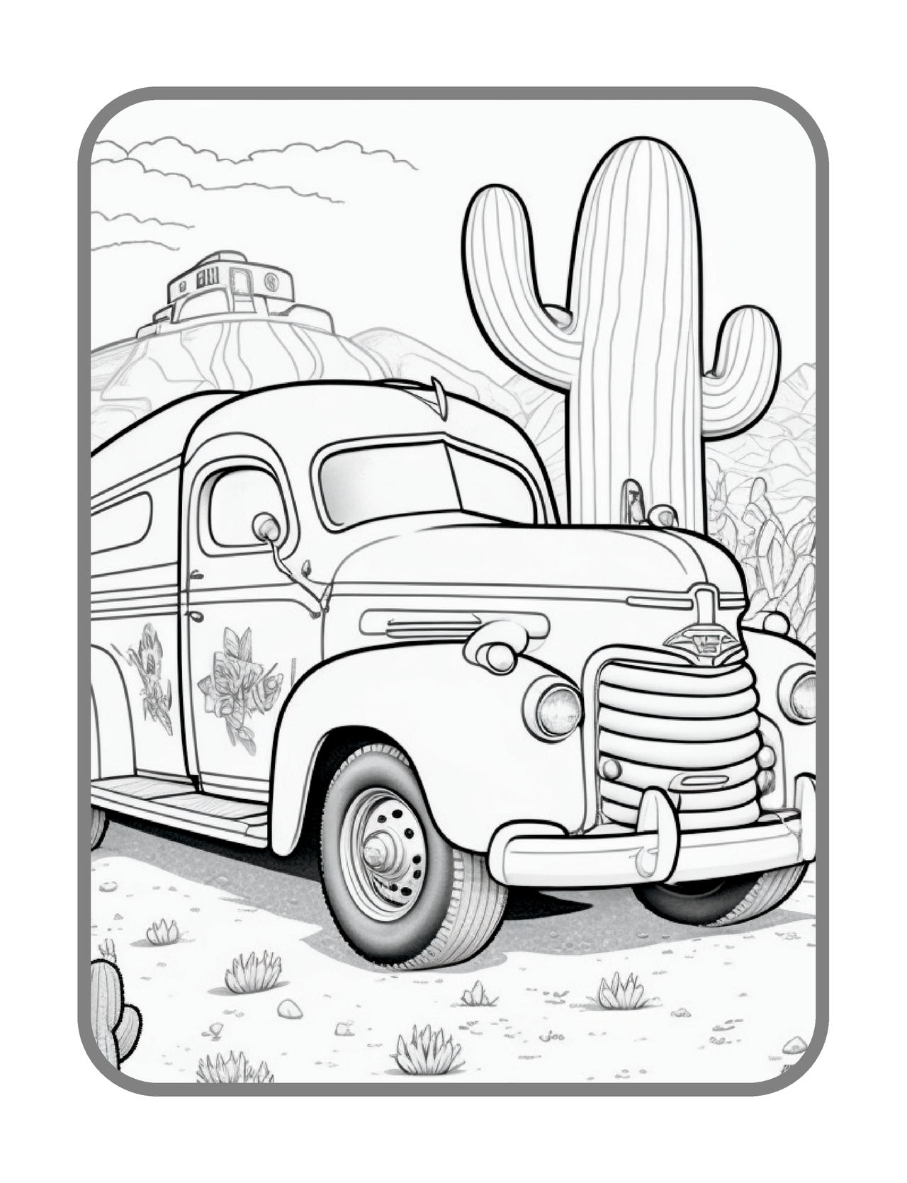 Cars coloring pages in premium quality by coloringbooksart on