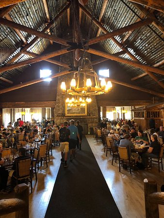 Old faithful inn dining room yellowstone national park