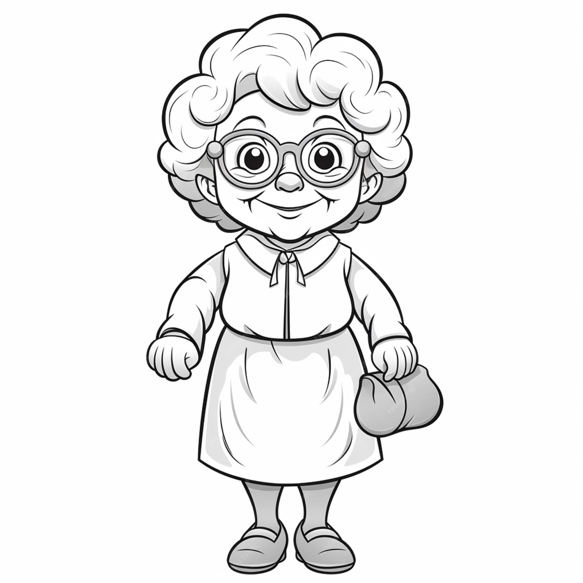 Page simple coloring page clean pictures