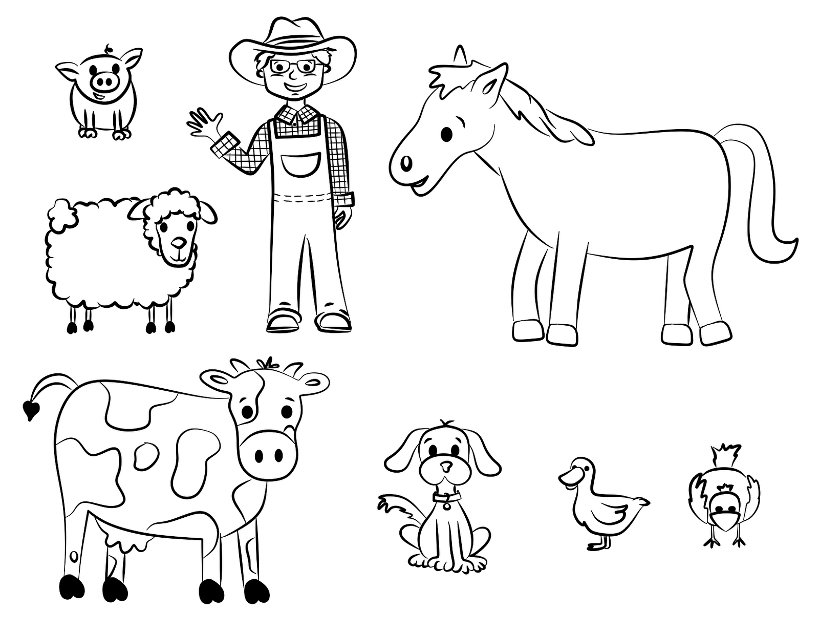 Bust out your crayons old mcdonald farm animal coloring pages animal coloring books cow coloring pages