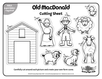 Scissor skills cutting sheet