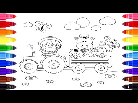 Old macdonald had a farm coloring pages for kids