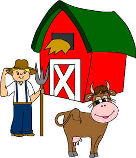 Farm themed felt board templates
