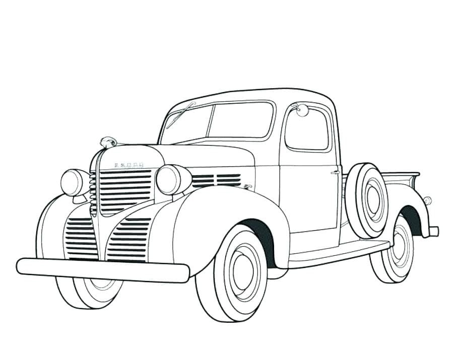An old truck fãrbung seite