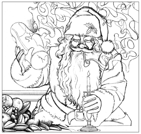 Christmas coloring books to set the holiday mood
