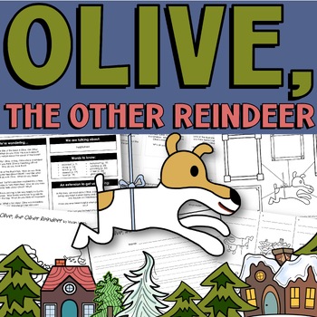Olive the other reindeer craft read aloud and activities christmas activities