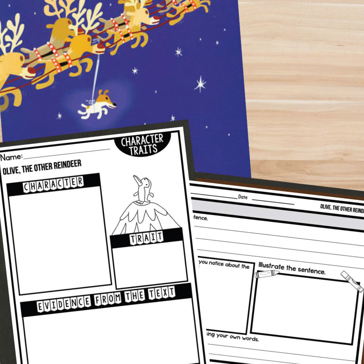 Olive the other reindeer activities and lesson plan ideas â clutter free classroom store