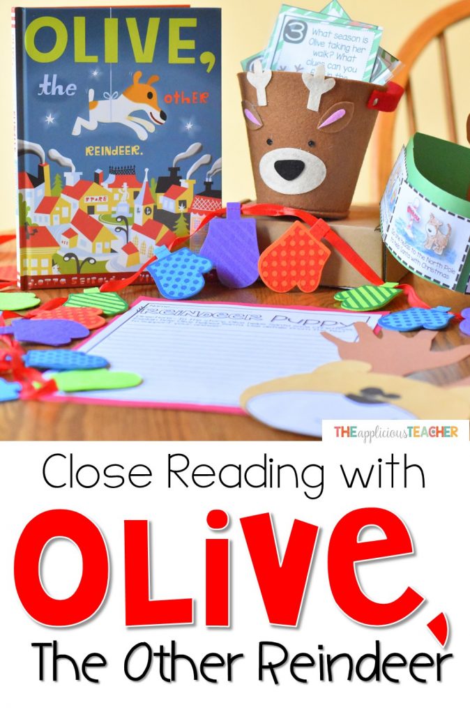 Olive the other reindeer close reading activities for the holidays