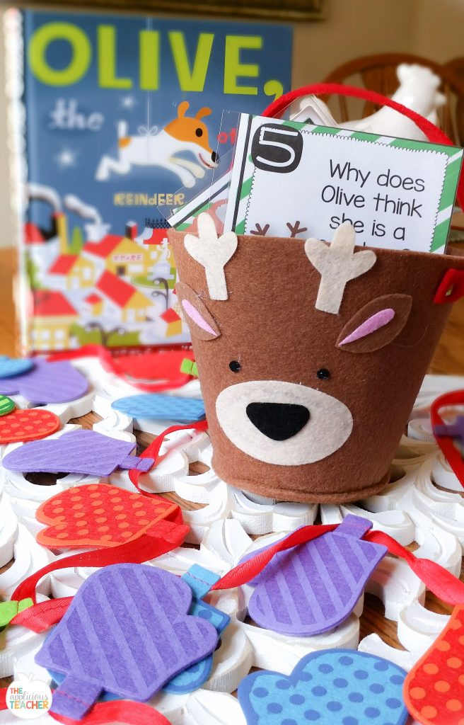 Olive the other reindeer close reading activities for the holidays