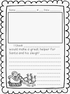 Olive the other reindeer fun and a freebie reindeer writing activities reindeer writing christmas kindergarten