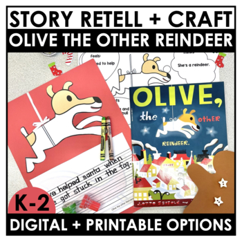 Olive the other reindeer craft tpt