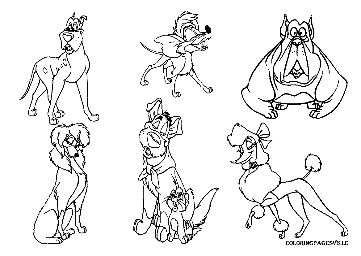 Oliver pany coloring pages