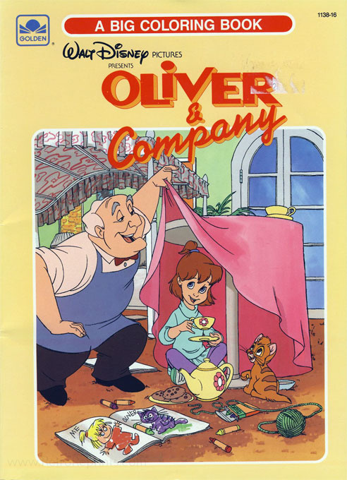 Oliver pany coloring book coloring books at retro reprints