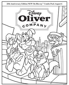 Disney oliver and pany coloring pages disney ideas oliver and pany coloring pages oliver and co