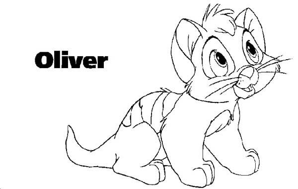 Oliver from the movie oliver and pany oliver and pany unicorn coloring pages disney coloring pages