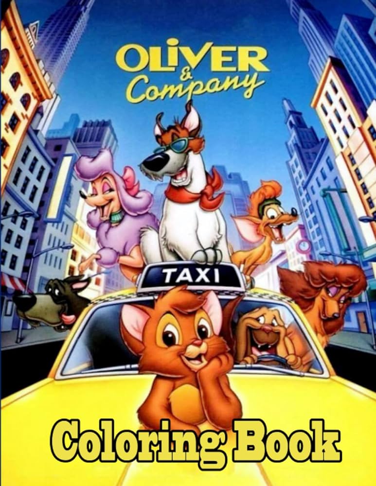 Oliver company coloring book maur paul books